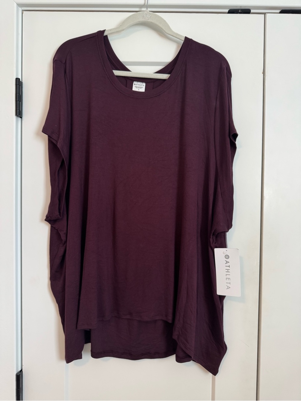 NWT Athleta With Ease Rib Tee